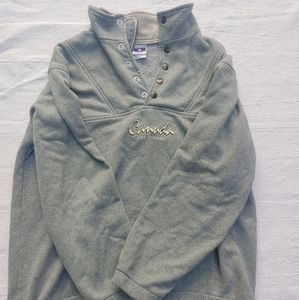 Cityscape dual lapel heavy sweater size large